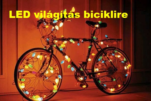LED világítás biciklire