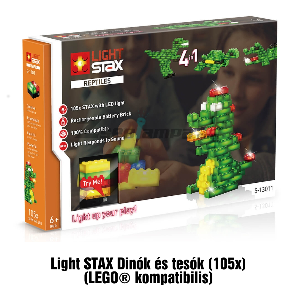 Light Stax - Dinók és tesók (LEGO kompatibilis)