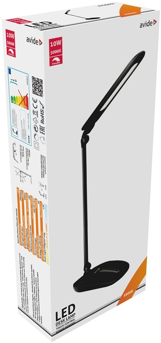 Avide-LED-Asztali-Lampa-Erintesvezerelt-Dimmer-Fekete-10W