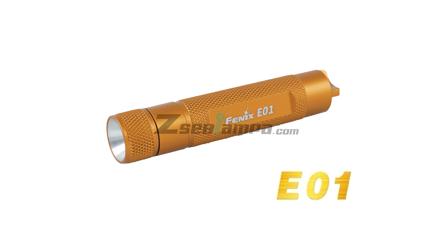 Fenix E01 kisméretű led zseblámpa (narancs)